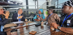 14 October 2022 The National Assembly Speaker with the Nigerian delegation